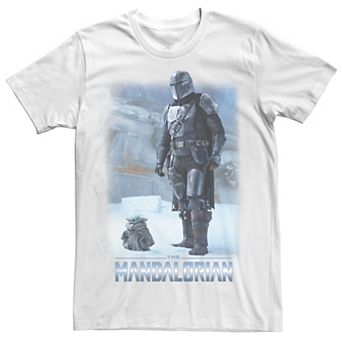 Men's Star Wars: The Mandalorian & The Child Icy Portrait R12 Tee
