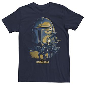 Men's Star Wars The Mandalorian Group Shot Mashup R23 Tee
