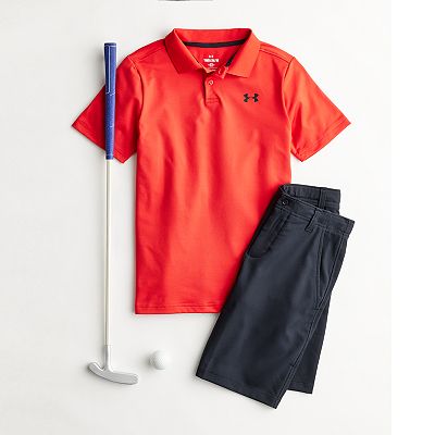 Boys under armour golf shorts online