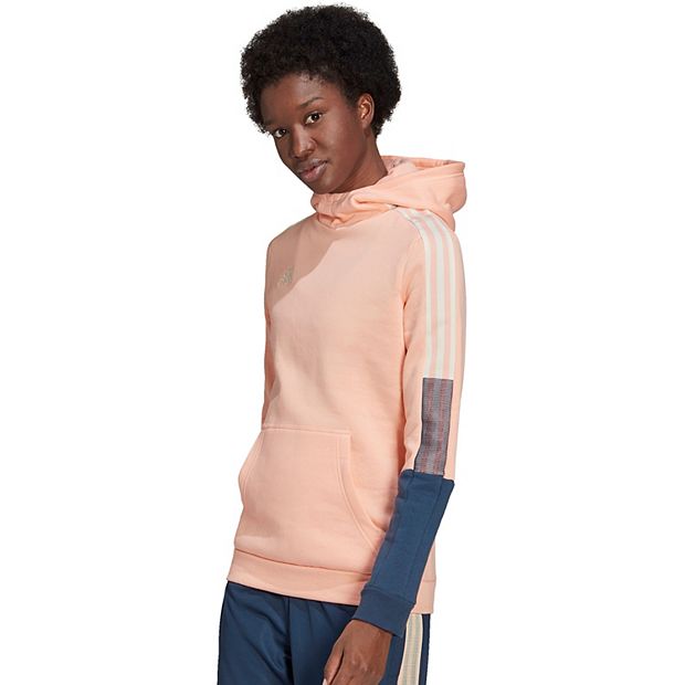 Adidas colorblock hoodie online women's