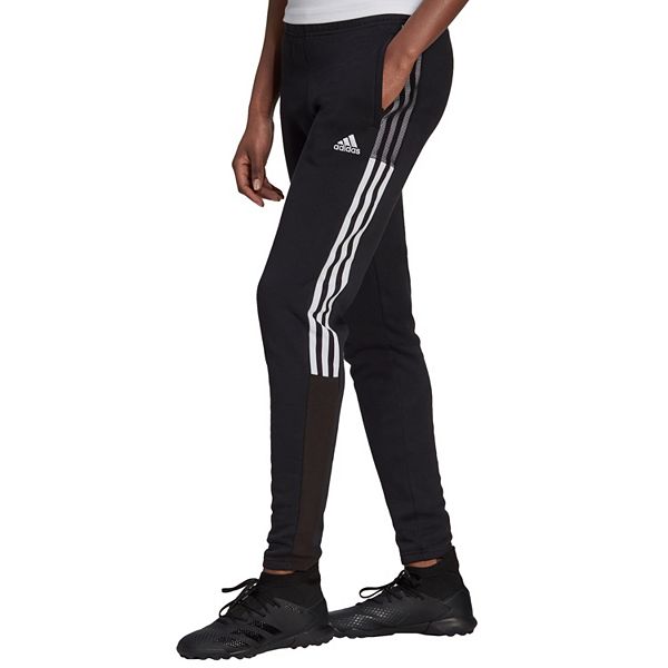  adidas Women's Tiro 15 Training Pants, Black/White/Black,  X-Small : ADIDAS: Clothing, Shoes & Jewelry