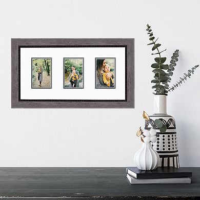 Courtside Market Carbon Driftwood Black 10" x 20" Frame