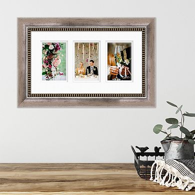 Courtside Market Tempo Silver 9" x 16" 3-Opening Frame