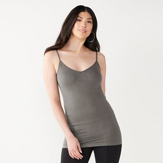 Women's Nine West Essential Soft-Spun Seamless Reversible Cami