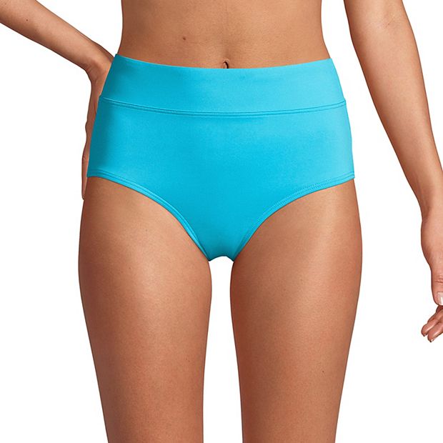 Lands' End High Waisted Bikini Bottoms