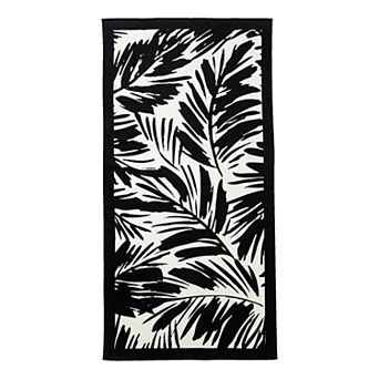 Lands' End Adult Printed Velour Oversized XL Beach Towel