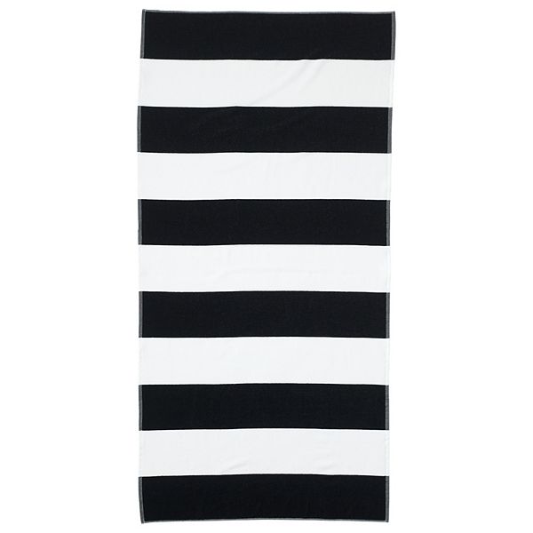 Lands end rugby discount stripe beach towel