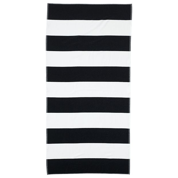 Lands end rugby stripe best sale beach towel