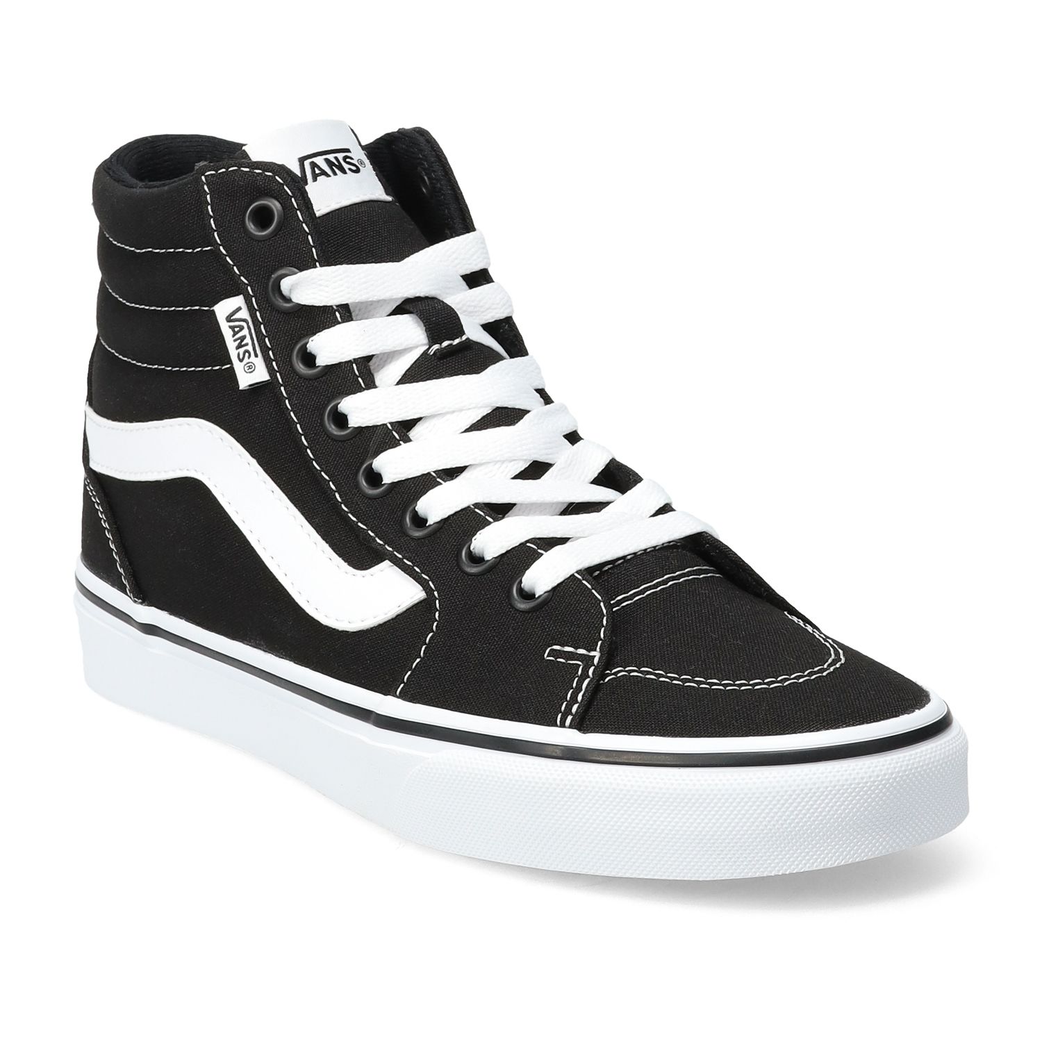 vans black high tops womens