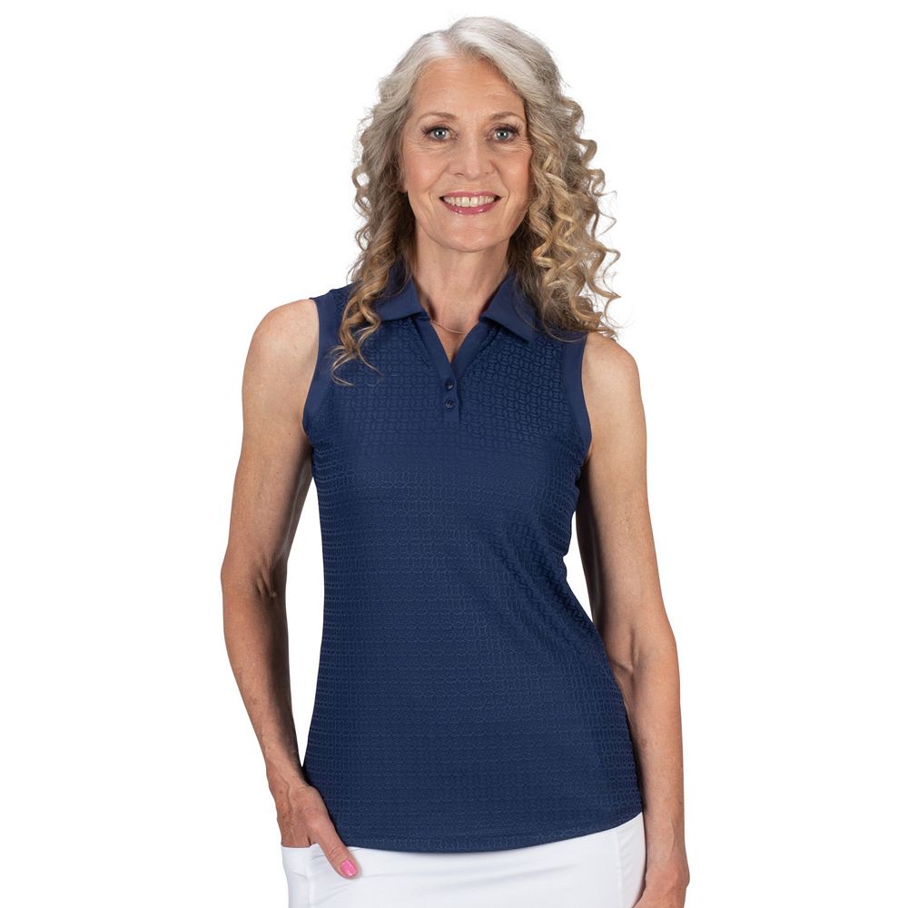Nancy Lopez Journey short sleeved polo - Geranium