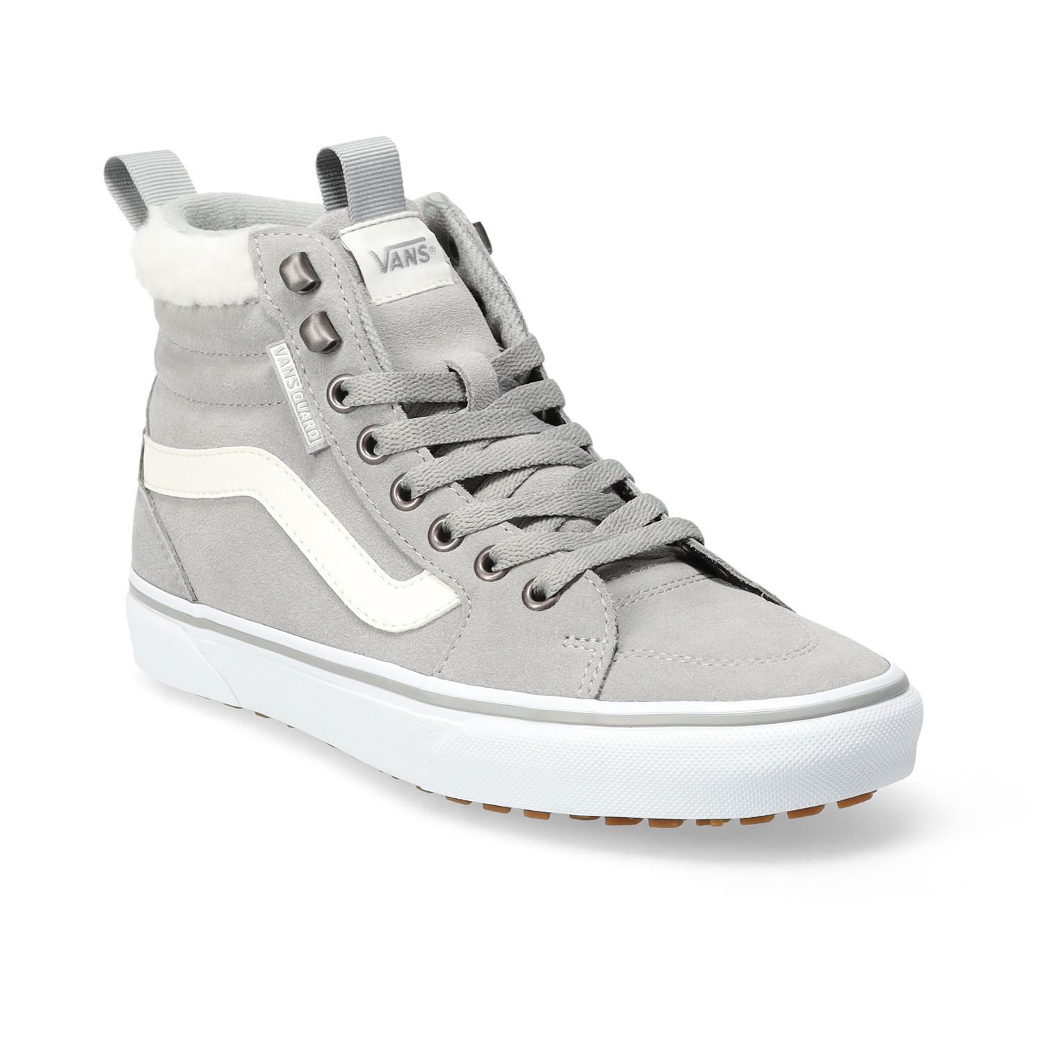 grey high top vans womens