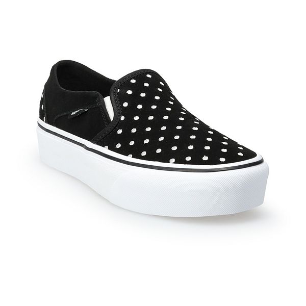 Vans® Asher Women's Suede Platform Sneakers