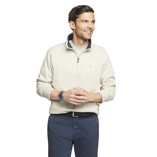 Men's IZOD Classic-Fit Sweater Fleece Quarter-Zip Pullover