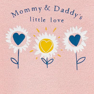Baby Girl Carter's Mommy & Daddy Bodysuit