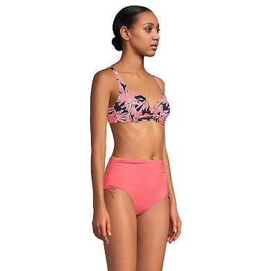 Women's Lands' End Twist-Front Underwire Bikini Top