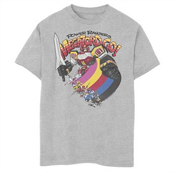 Boys 8-20 Power Rangers Megazord Go Portrait Graphic Tee