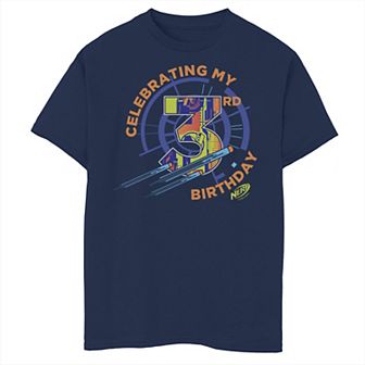 Boys 8-20 Nerf Celebrating My 3rd Birthday Graphic Tee