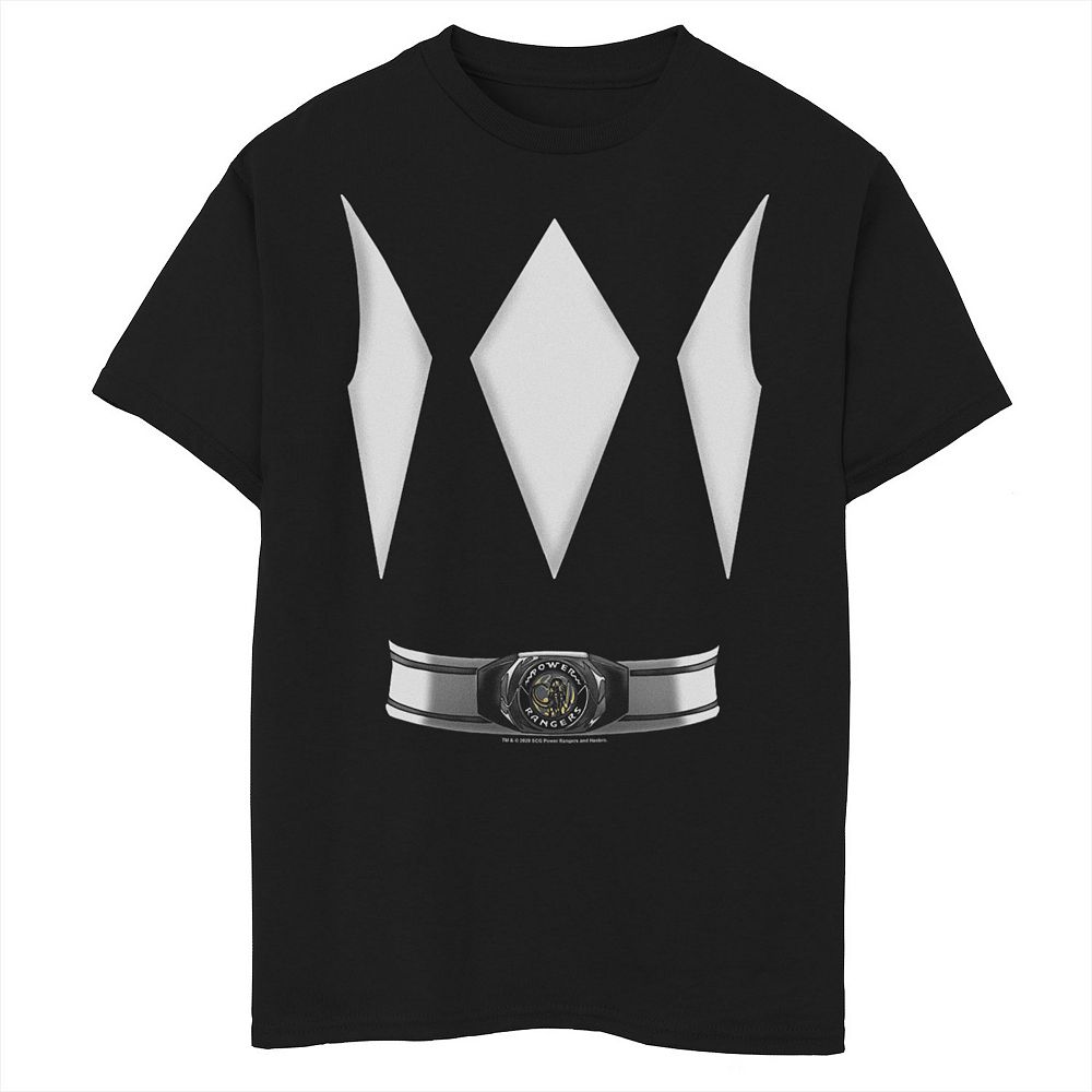 Boys 6-20 Power Rangers Black Ranger Costume Graphic Tee