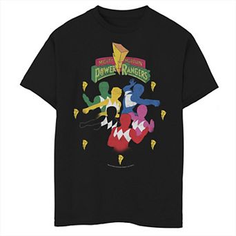 Boys 6-20 Power Rangers Group Shot Minimalist Graphic Tee