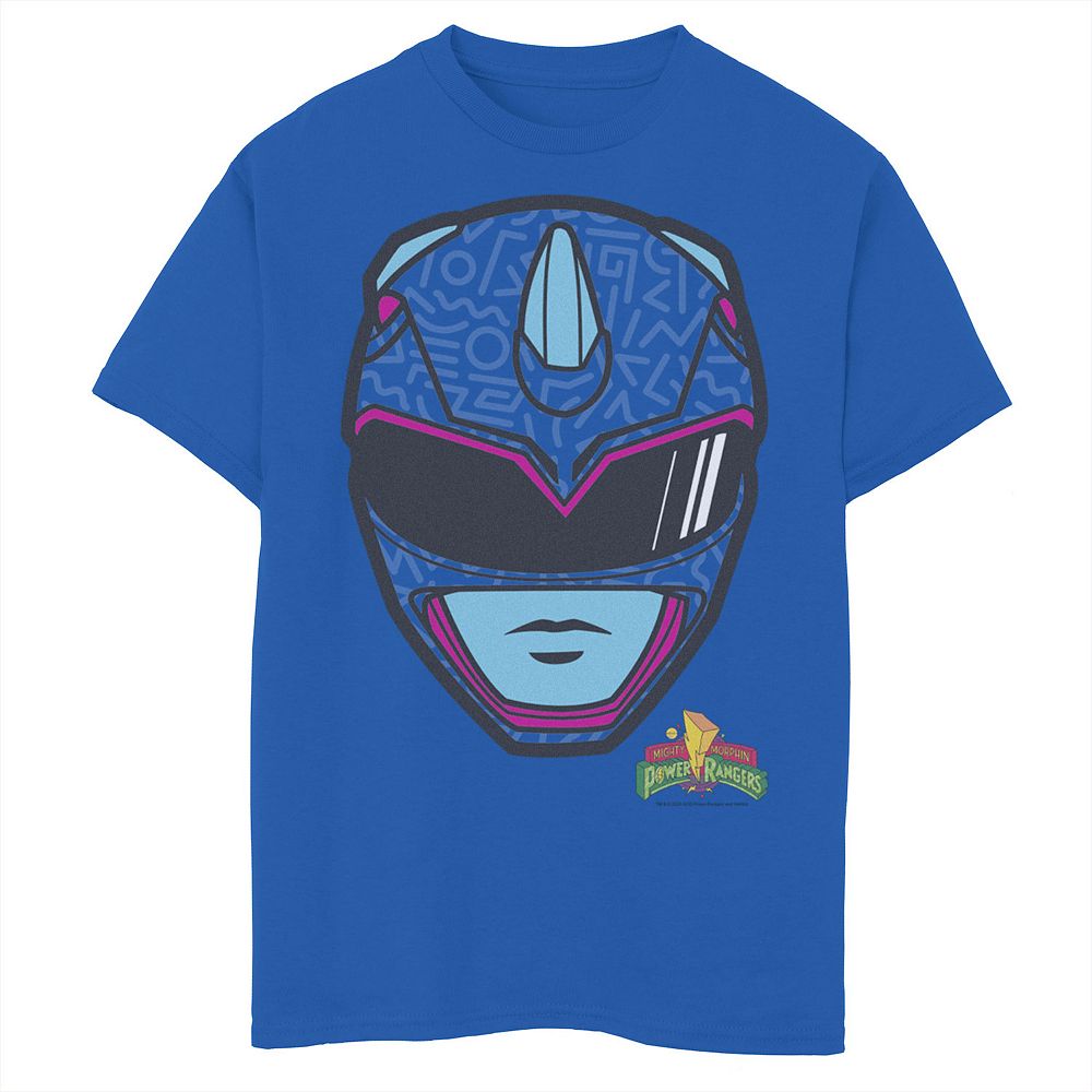Boys 8-20 Power Rangers Blue Ranger Big Face Graphic Tee