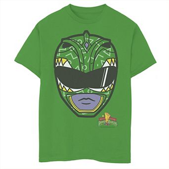 Boys 8-20 Power Rangers Green Ranger Big Face Graphic Tee