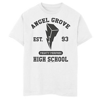 Boys 8-20 Power Rangers Angel Grove High School Logo Graphic Tee