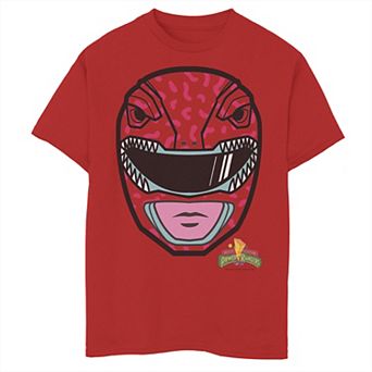 Boys 8-20 Power Rangers Red Ranger Big Face Graphic Tee