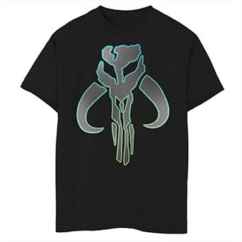 Boys 6-20 Star Wars: The Mandalorian Silver Logo Graphic Tee