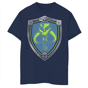 Boys 6-20 Star Wars: The Mandalorian Neon Shield Graphic Tee