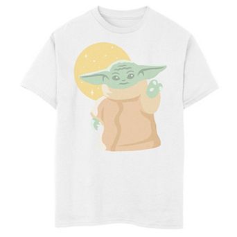 Boys 6-20 Star Wars The Child aka Baby Yoda Minimalist Sunset Graphic Tee