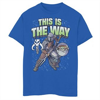 Boys 8-20 Star Wars: The Mandalorian This Is The Way Action Pose Graphic Tee