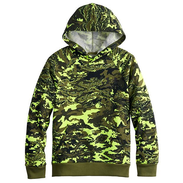 Under armour shop camo hoodie boys