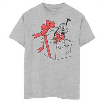Disney's Pluto Boys 8-20 Christmas Outline Graphic Tee