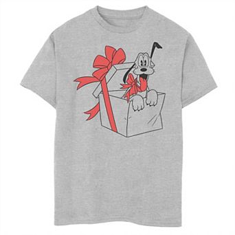 Disney's Pluto Boys 8-20 Christmas Outline Graphic Tee