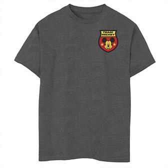 Disney's Mickey Mouse & Friends Boys 8-20 Mickey Germany Left Chest Badge Graphic Tee