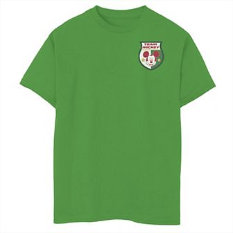 Disney's Mickey Mouse & Friends Boys 8-20 Mickey Mexico Left Chest Badge Graphic Tee