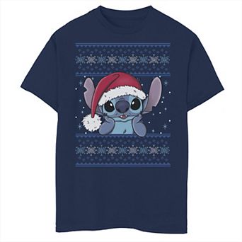 Disney's Lilo & Stitch Boys 8-20 Christmas Stitch Ugly Sweater Style Graphic Tee