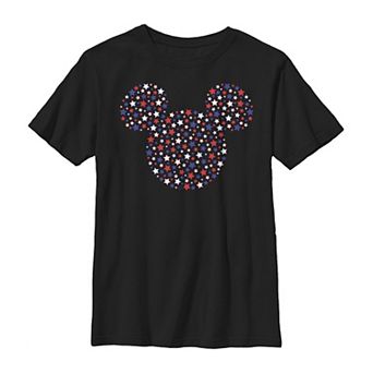 Disney's Mickey Mouse & Friends Boys 8-20 Americana Star Fill Graphic Tee