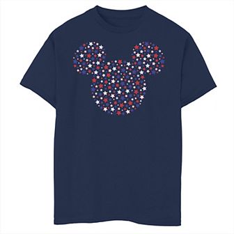 Disney's Mickey Mouse & Friends Boys 8-20 Americana Star Fill Graphic Tee