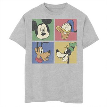 Disney's Mickey Mouse & Friends Boys 8-20 Classic Group Comic Panels Graphic Tee