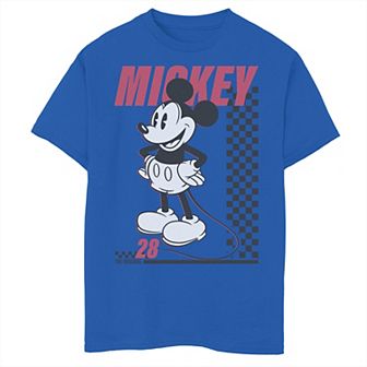 Disney's Mickey Mouse Boys 8-20 Finish Line #28 Graphic Tee