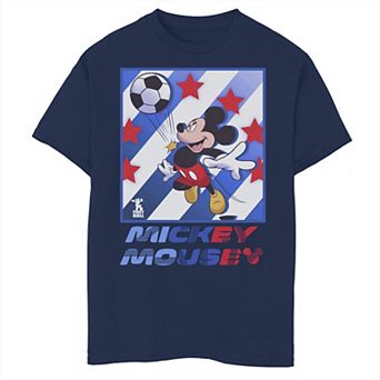 Disney's Mickey Mouse & Friends Boys 8-20 Mickey Mouse Soccer USA Graphic Tee