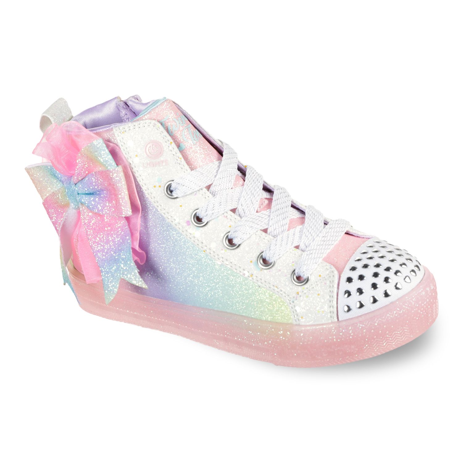 skechers rainbow light up shoes