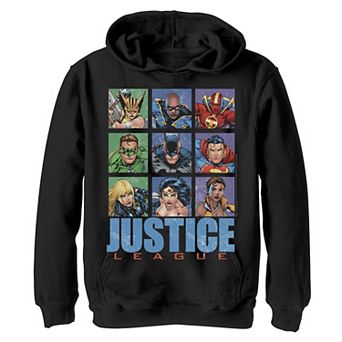 Boys 8-20 Justice Action Head Shot Panels Graphic Fleece Hoodie