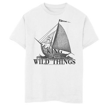 Boys 6-20 Where The Wild Things Are King Of The Wild Things Ship Portrait Graphic Tee