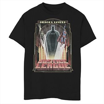 Boys 8-20 Justice League Heroes United Poster Graphic Tee
