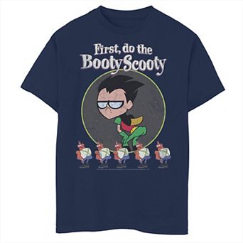 Boys 8-20 DC Comics Graphic Teen Titans Go! Robin First Do The Booty Scooty Graphic Tee