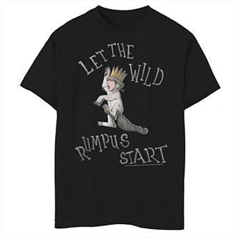 Boys 6-20 Where The Wild Things Are Let The Wild Rumpus Start Graphic Tee