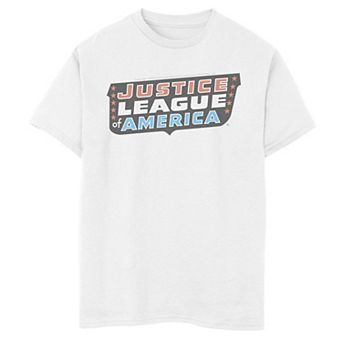 Boys 6-20 Justice League Logo Group Shot Graphic Tee