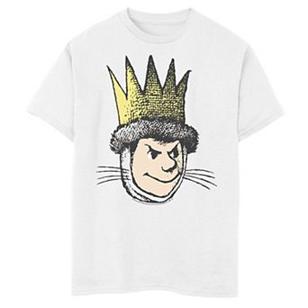 Boys Where The Wild Things Are Max Big Face Graphic Tee